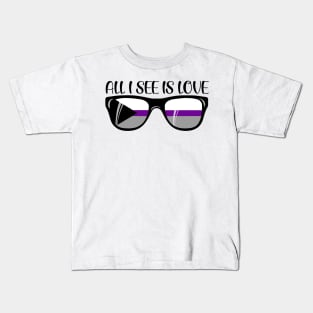 Demisexual Sunglasses - Love Kids T-Shirt